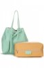 Bőr táska shopper bag Genuine Leather menta 1158